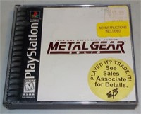 Metal Gear Solid PlayStation PS1 Game Disc in Box