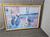 Still Life Print Framed And Matted Under Glass
