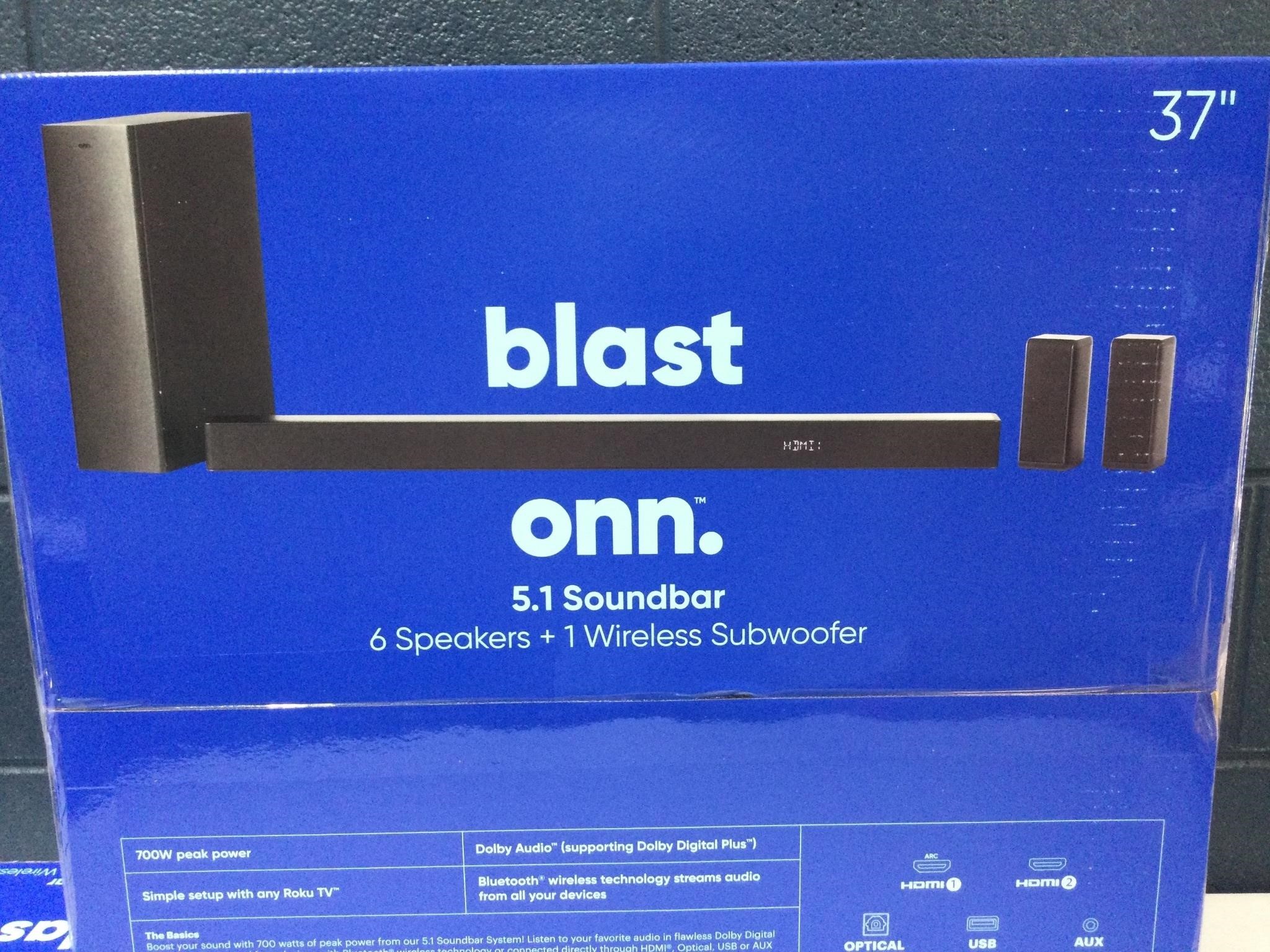 NEW ONN BLAST5.1 soundbar