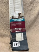 2.5" Faux Wood Blinds Lot of 3 White 47" W x 72" L
