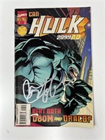 Autograph COA Hulk Comics