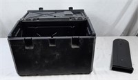 Black foldable tool box