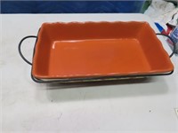 TerraCotta 14x8 Serving Bake Dish Colorized