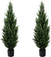 2-Pk Artificial Cedar Pine Tree Christmas Tree