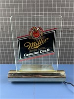 MILLER HIGH LIFE LIGHTED BEER SIGN VINTAGE WORKING