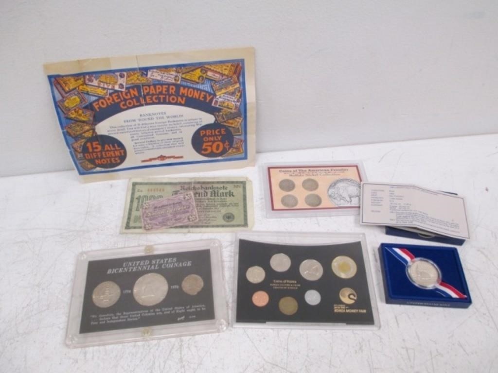 Lot of Collector U.S. & Foreign Coin Sets &