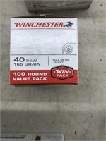 winchester 40sw 100 round box