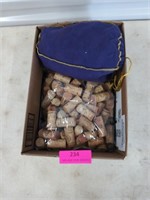 Box of wine corks