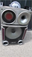 Portable Party Stereo System 25hx16lx12"d