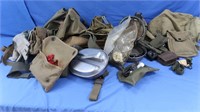 Vintage US Army Bags, Ammo Belt, Belts, Mesh Kits