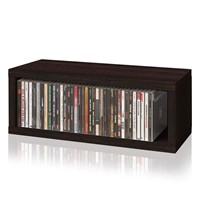 Way Basics Media Storage CD Rack Stackable Organiz