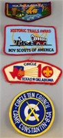 347/85 Lot of 4 Vintage Boy Scouts Patches
