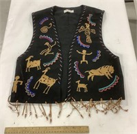 Beaded vest - unknown size
