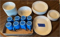 Corelle dish set -
17 dinner plates 
20