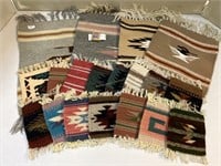 Native American miniature woven Wool Blankets