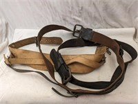 3 Vintage Mining Belts