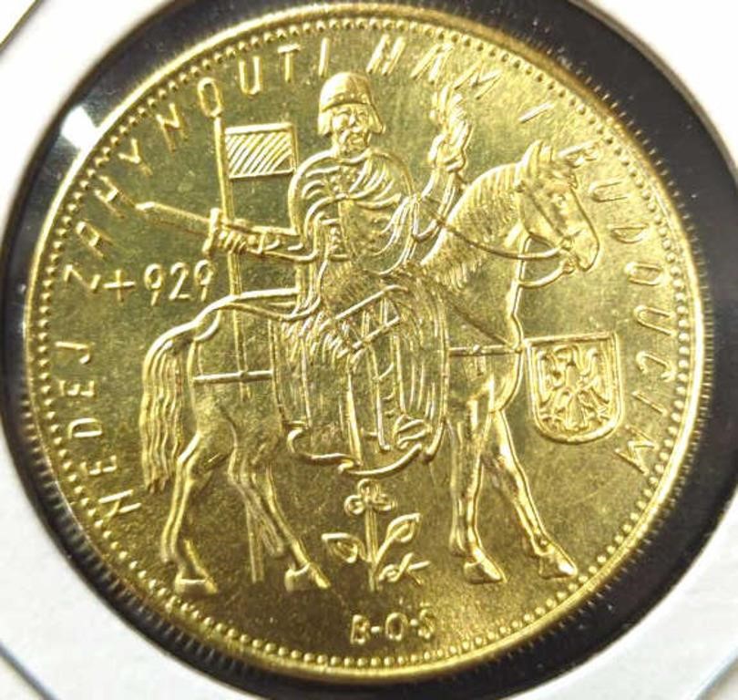 1931 Czechoslovakian 5 ducats coin/token
