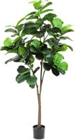 Realead 6ft Artificial Plant Fiddle Leaf Fig Tree