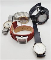 (U) Wrist Watches - DNKY, Timex, Ronica, Waltham