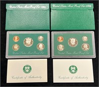1994 & 1998 US Proof Sets in Boxes
