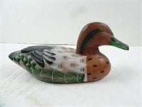 Hand-Painted Wood Duck Decoy