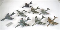 Box various post WWII British model jets