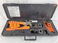 PEX Crimping tool kit 3/8", 1/2", 5/8" and 3/4"