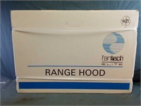 NEW Fantech Elite Range Hood White Measures 30 "