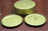 A Japanese Lacquer Round Box