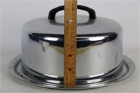 Vintage Stainless Cake Carrier Cover