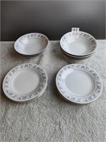 Dynasty Fine China Bowls & Plates, Rapture Pattern