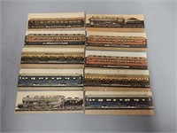 LOT OF 10 1920'S LOWNEY TRAINS TRADING CARDS