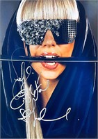 Autograph COA Lady Gaga Photo