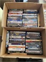 2 Boxes of Assorted DVD Movies