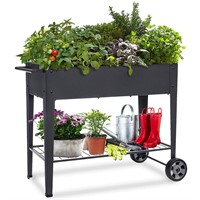 FOYUEE Raised Planter Box with Legs Outdoor Elevat