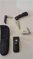 Miscellaneous knives and carrying cases