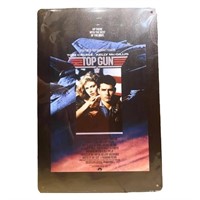 Top Gun Movie poster tin, 8x12, come in
