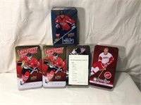 5 Hockey Cards Tins Full Of Hockey Cards