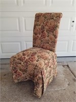 Floral Skirted Dining/Accent Chair