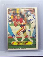 Joe Montana 1983 Topps Sticker