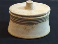 Oblong Green Glaze
 Earthenware Box W Lid.