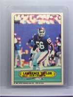 Lawrence Taylor 1983 Topps Sticker