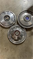 assorted hubcaps