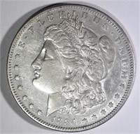 1884-S MORGAN DOLLAR, AU