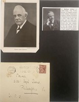 UK Prime Minister Arthur J. Balfour Hand Written E