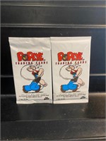 Vintage Popeye Cards Pack Lot of 2