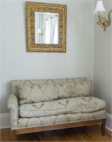 Vintage Sofa and Gilt & Gesso Mirror