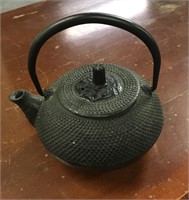 Small Chinese cast-iron teapot