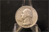 1949 Washington Silver Quarter