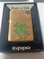 Four Leaf Clover New Zippo Lighter